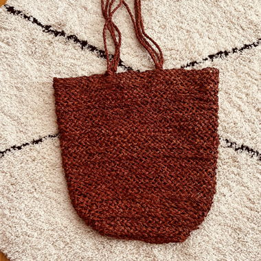Sac cabas XL en raphia Zara Home