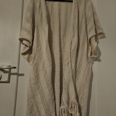 Boho Überzieher aus natürlichem stoff