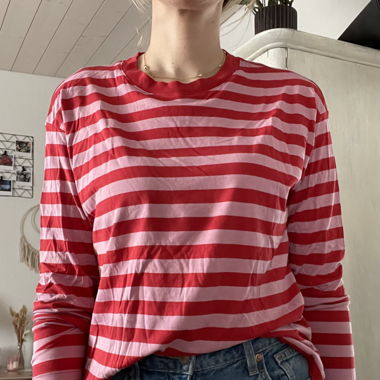 Streifenpullover