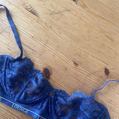 Dunkelblauer Lounge Underwear BH💙
