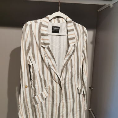 Blazer rayé Chicorée T. M