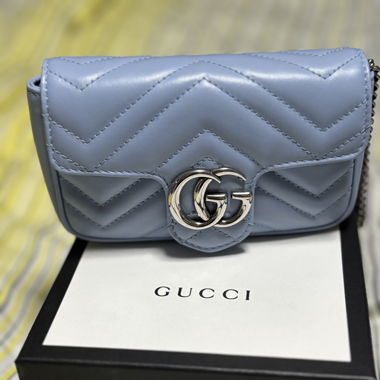 Gucci Marmont supermini hellblau