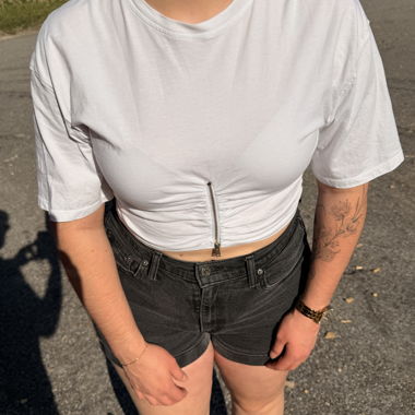 Bershka Crop T-Shirt