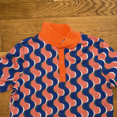 Kurzärmeliges Polo mit Muster