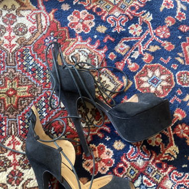 Plateau High heels grösse 40 schwarz