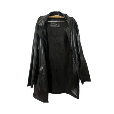 BLACK TRENCHCOAT / WOMEN SIZE M