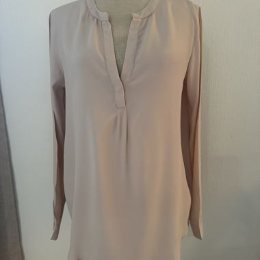 Powder Rose Rich & Royal Silk Blouse
