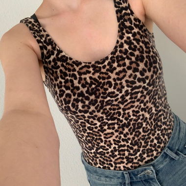Leopard Print Bodysuit