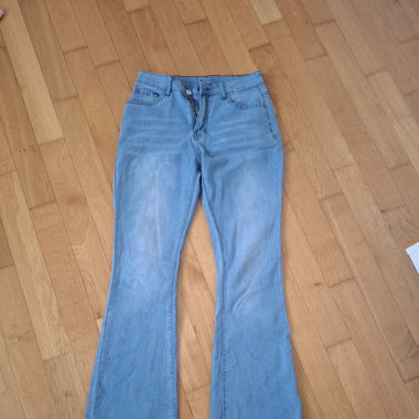 Flared Jeans blau
