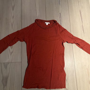 Maglietta rossa a maniche lunghe di Cos