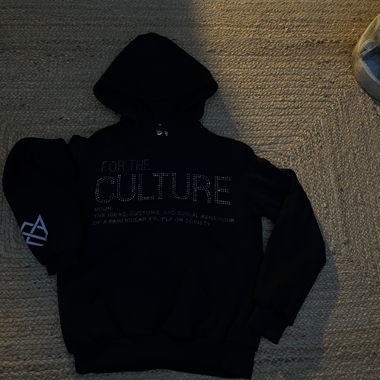 Hoodie bleu foncé avec imprimé