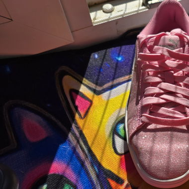 Puma glitter rose 37