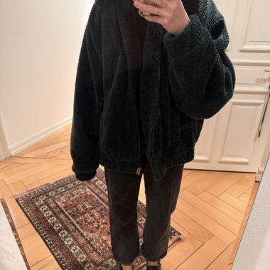 BDG fleece jacket with teddy fur