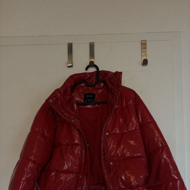 Veste hiver rouge 