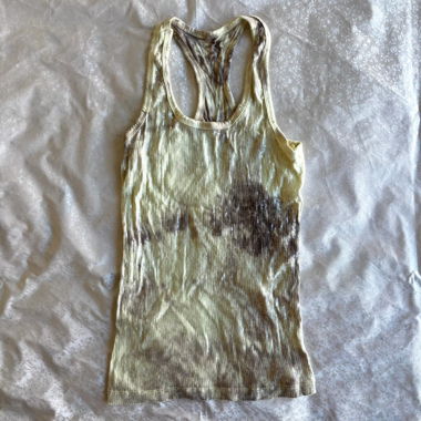 “Clouded” Made in Italy sequin detailing tank top