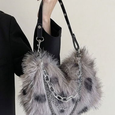Borsa in ecopelliccia / tracolla