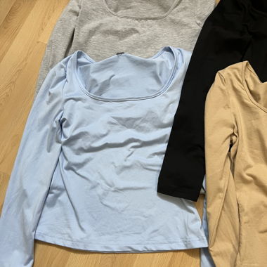 Lot de 4 T-shirts manches longues