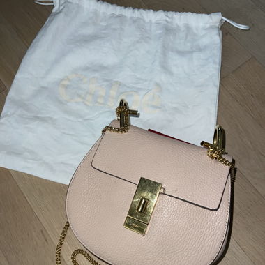 Chloe drew Tasche cement pink