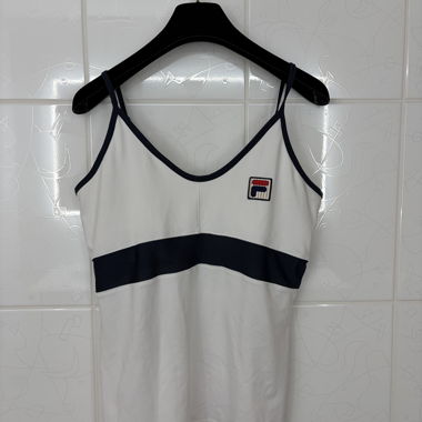 Fila Trägertop weiss mit Blau