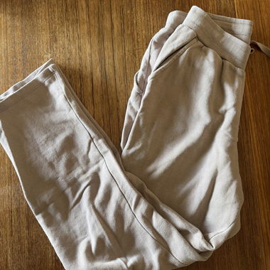 Pantalon de jogging beige/violet