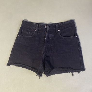 black shorts