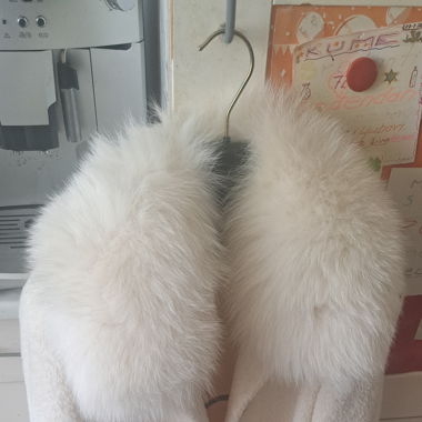 Max Mara Mantel Weiss