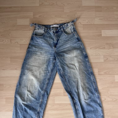 Jean baggy bleu
