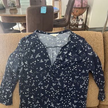 Camicia blu scuro