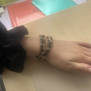 Bracelet léopard
