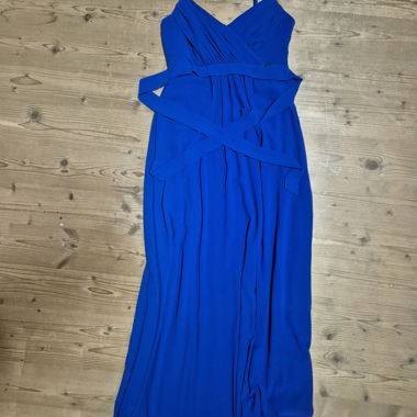 Blue evening dress