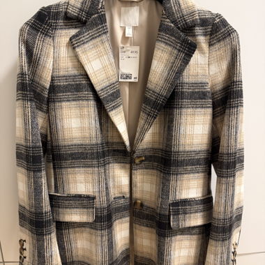 Checked Blazer