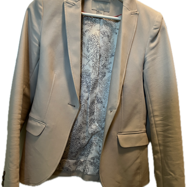 Blazer beige sagomato