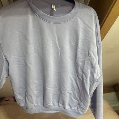 Lila langarm shirt