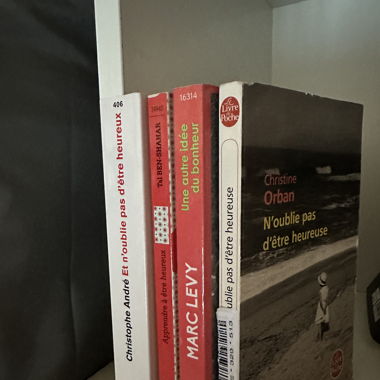 Livres sur le bonheur lot de 4