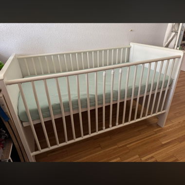 Lettino per bambini con materasso