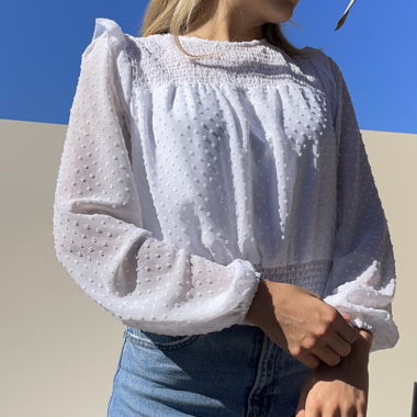 Bluse weiss