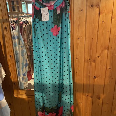 Summer/Beach Dress Turquoise Multicolour