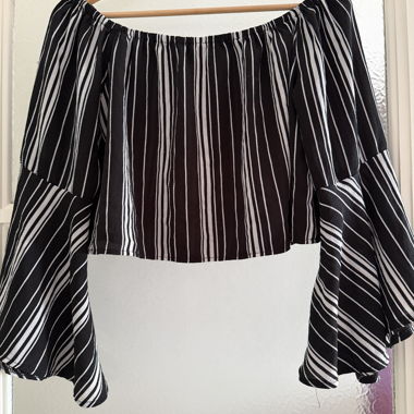 Striped Crop Top
