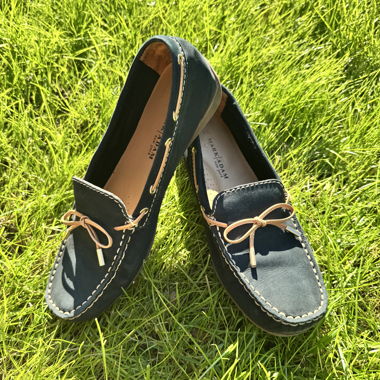 Mocassins Mark Adam en daim bleu foncé
