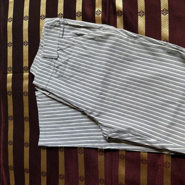 Stretch trousers, marine style