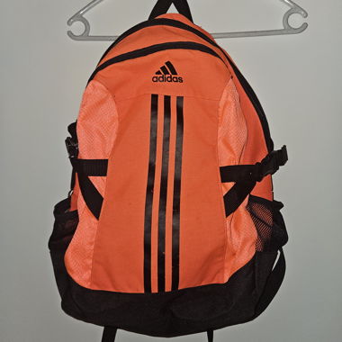 Adidas orange backpack