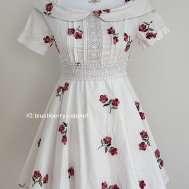 Floral Cotton Babydoll Dress size S