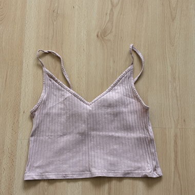 Crop top beige 
