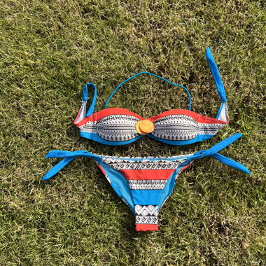 Bikini Set mit Muster