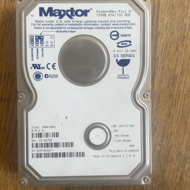 Maxtor DiamondMax 120GB HDD
