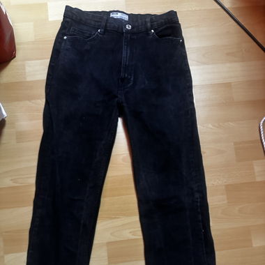 schwarze slim fit Hose
