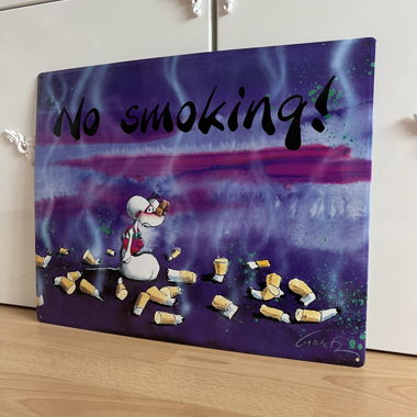 Panneau en tôle No Smoking