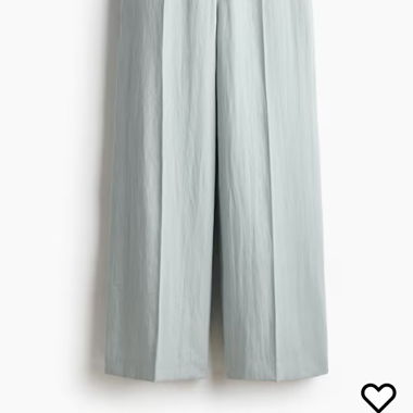 Grey Linen Blend Trousers