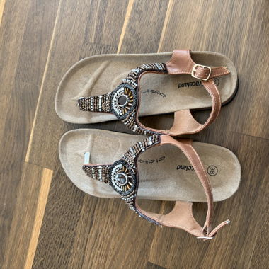 Beaded Sandals Gr. 38