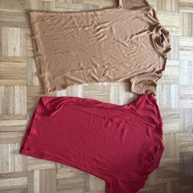 Lot de 2 hauts manches courtes